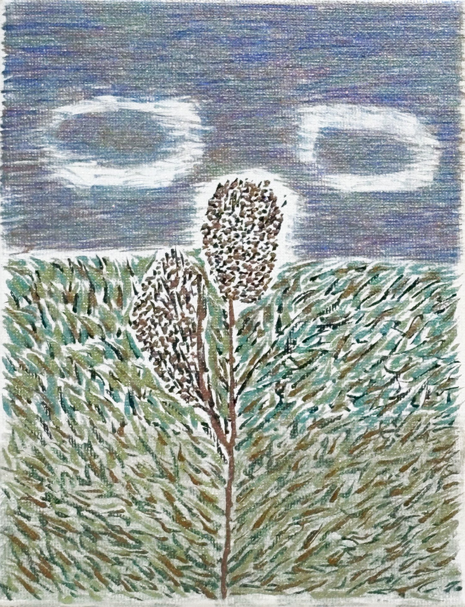 自然　(F0_180mm × 140mm × 15mm) One-of-a-kind