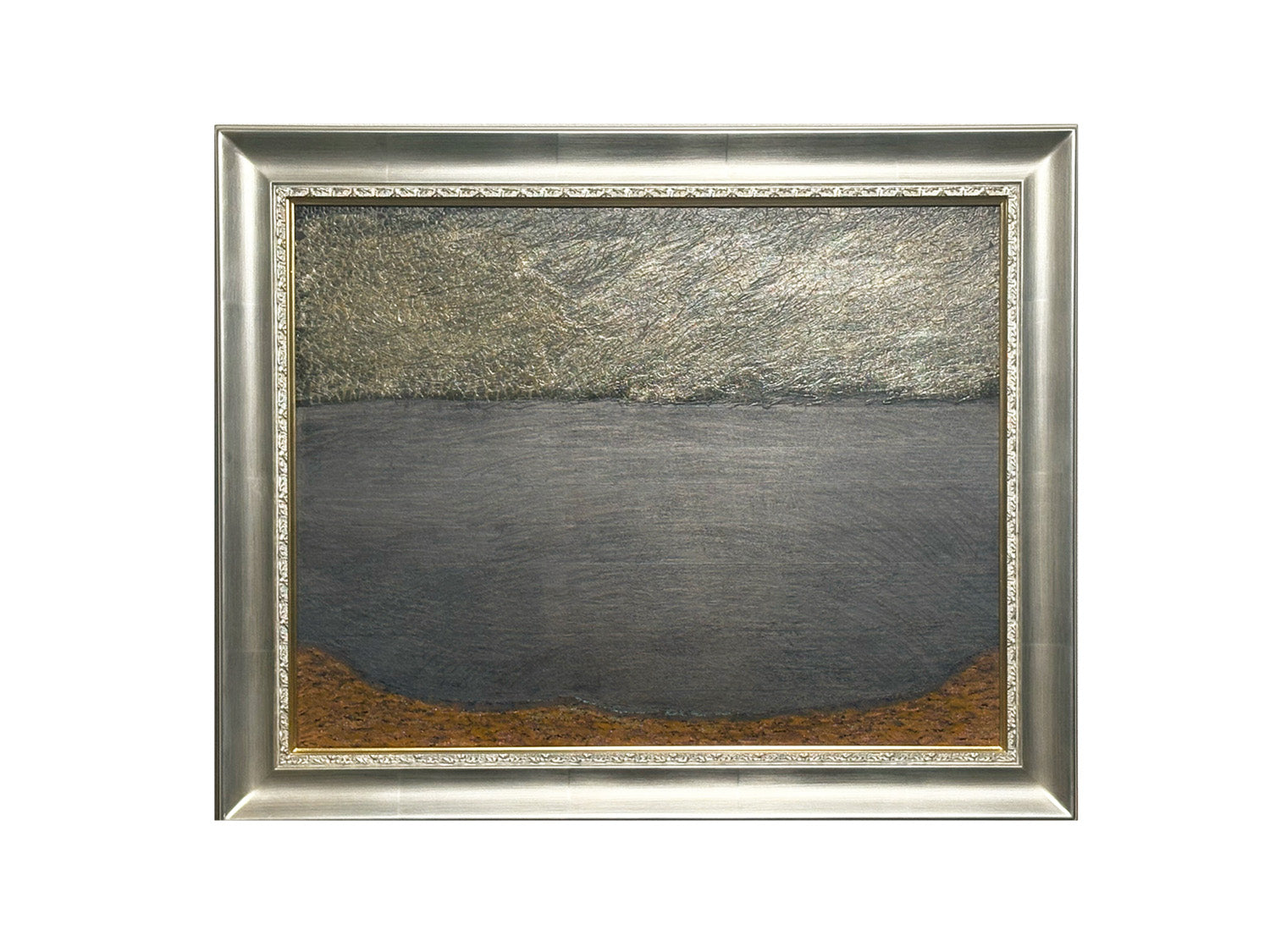 風景画(額装済)　(P10_620mm × 520mm × 70mm) One-of-a-kind